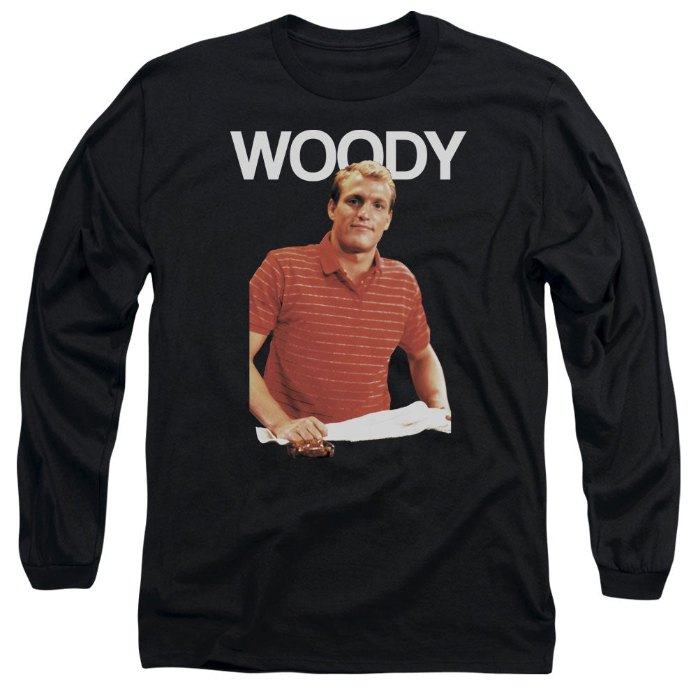 Cheers - Woody - Long Sleeve Adult 18/1 - Black T-shirt