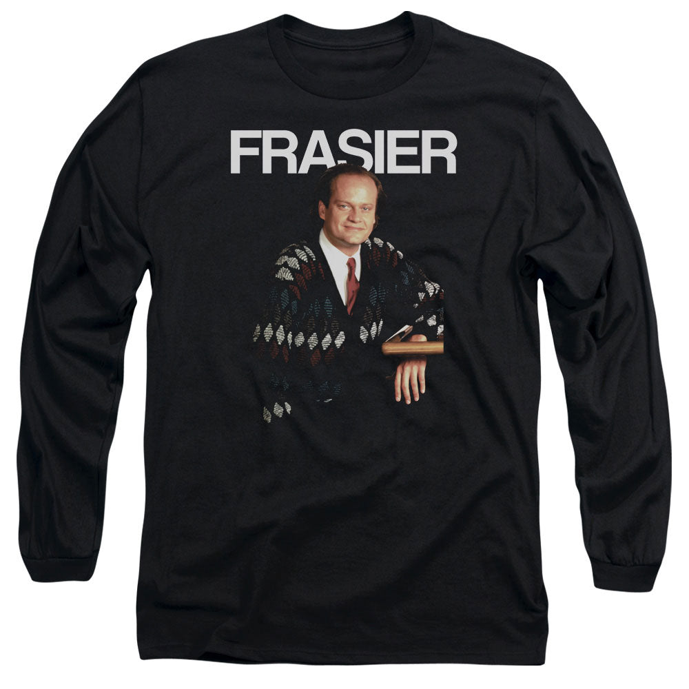 Cheers - Frasier - Long Sleeve Adult 18/1 - Black T-shirt