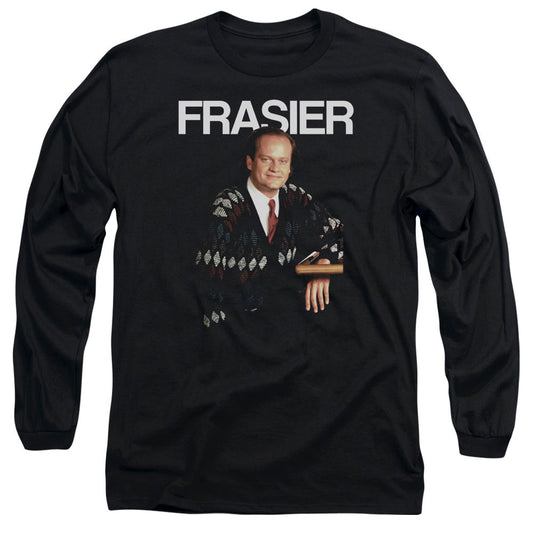 Cheers - Frasier - Long Sleeve Adult 18/1 - Black T-shirt