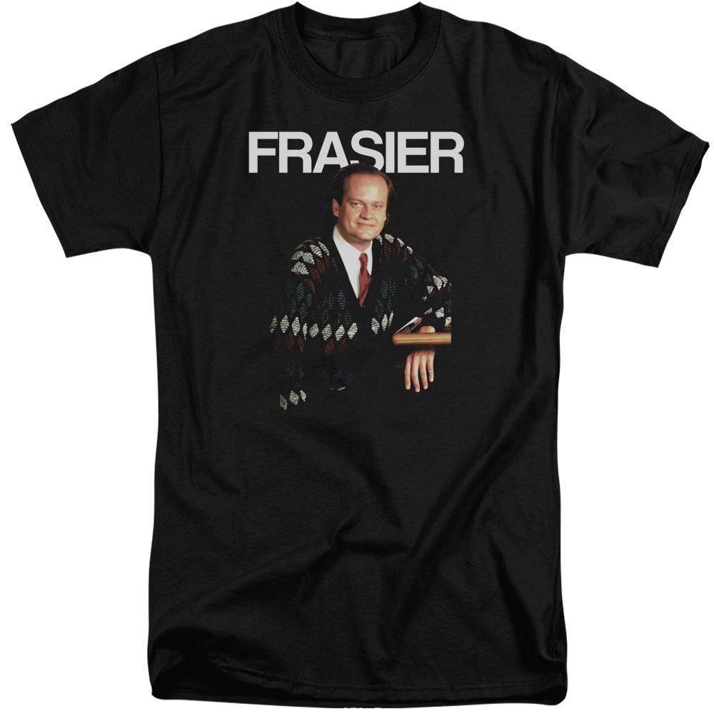 Cheers - Frasier - Short Sleeve Adult Tall - Black T-shirt
