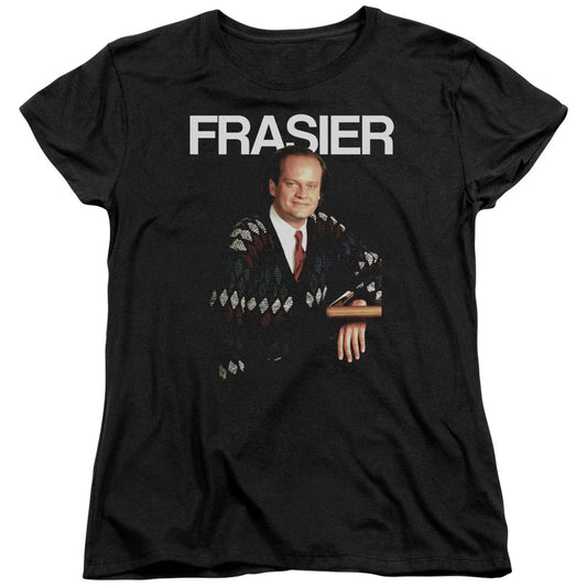 Cheers - Frasier - Short Sleeve Womens Tee - Black T-shirt