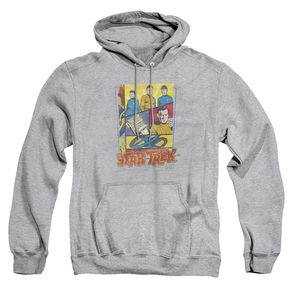 Star Trek - Vintage Collage - Adult Pull-over Hoodie - Athletic Heather