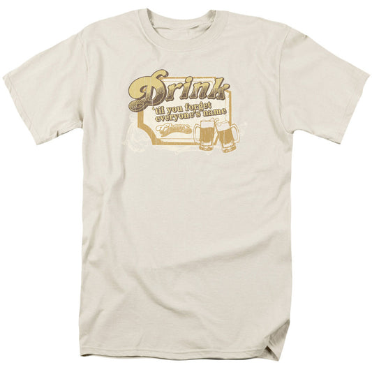 Cheers - Drink To Forget - Short Sleeve Adult 18/1 - Sand T-shirt