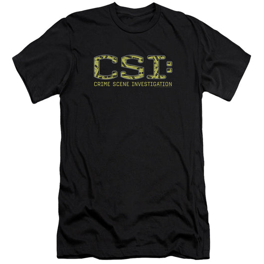 Csi - Collage Logo-premuim Canvas Adult Slim Fit 30/1 - Black