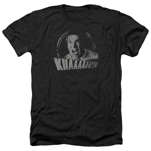 Star Trek - Khan Distressed - Adult Heather-black