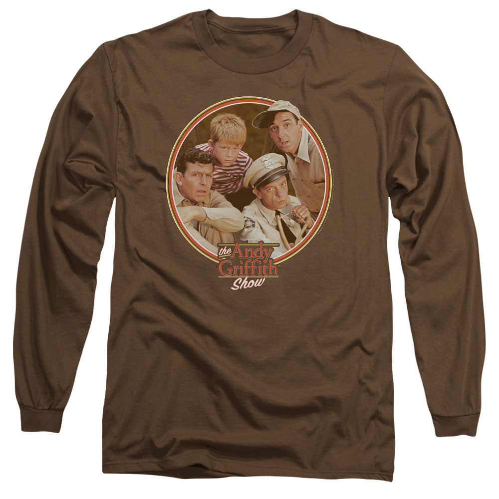 Andy Griffith - Boys Club - Long Sleeve Adult 18/1 - Coffee T-shirt
