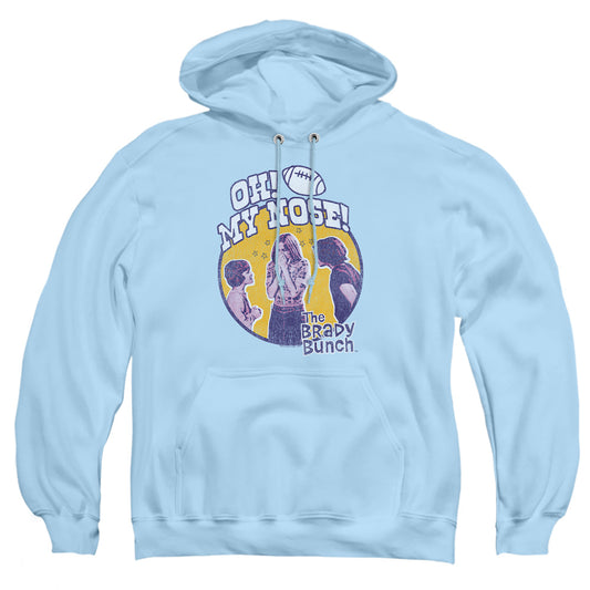 Brady Bunch - My Nose - Adult Pull-over Hoodie - Light Blue