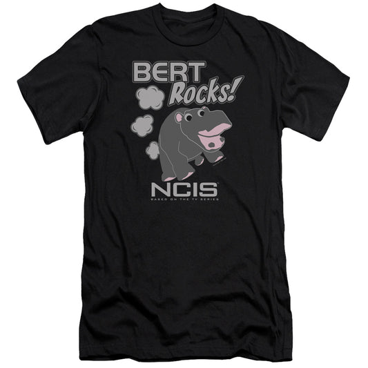 Ncis - Bert Rocks-premuim Canvas Adult Slim Fit 30/1 - Black
