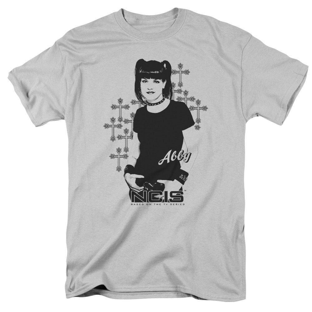 Ncis - Abby Sciuto - Short Sleeve Adult 18/1 - Silver T-shirt