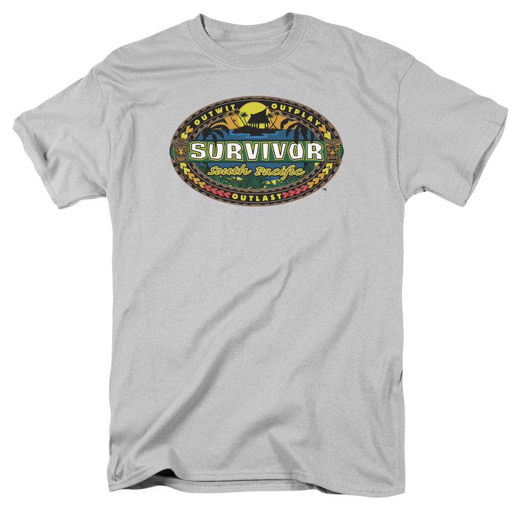 Survivor - South Pacific - Short Sleeve Adult 18/1 - Silver T-shirt