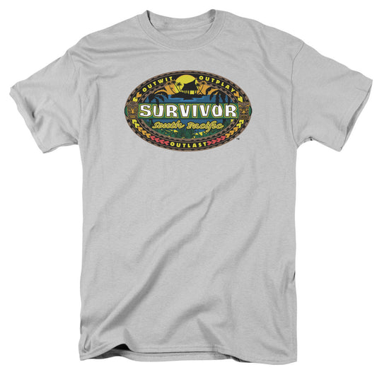 Survivor - South Pacific - Short Sleeve Adult 18/1 - Silver T-shirt