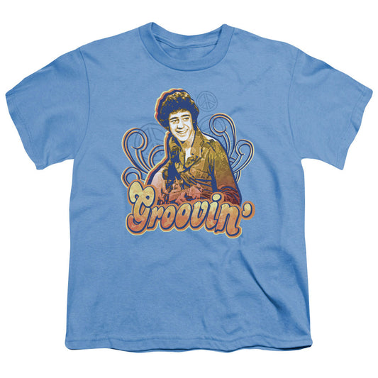 BRADY BUNCH GROOVIN - S/S YOUTH 18/1 - CAROLINA BLUE T-Shirt