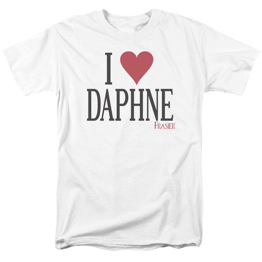 Frasier - I Heart Daphne - Short Sleeve Adult 18/1 - White T-shirt