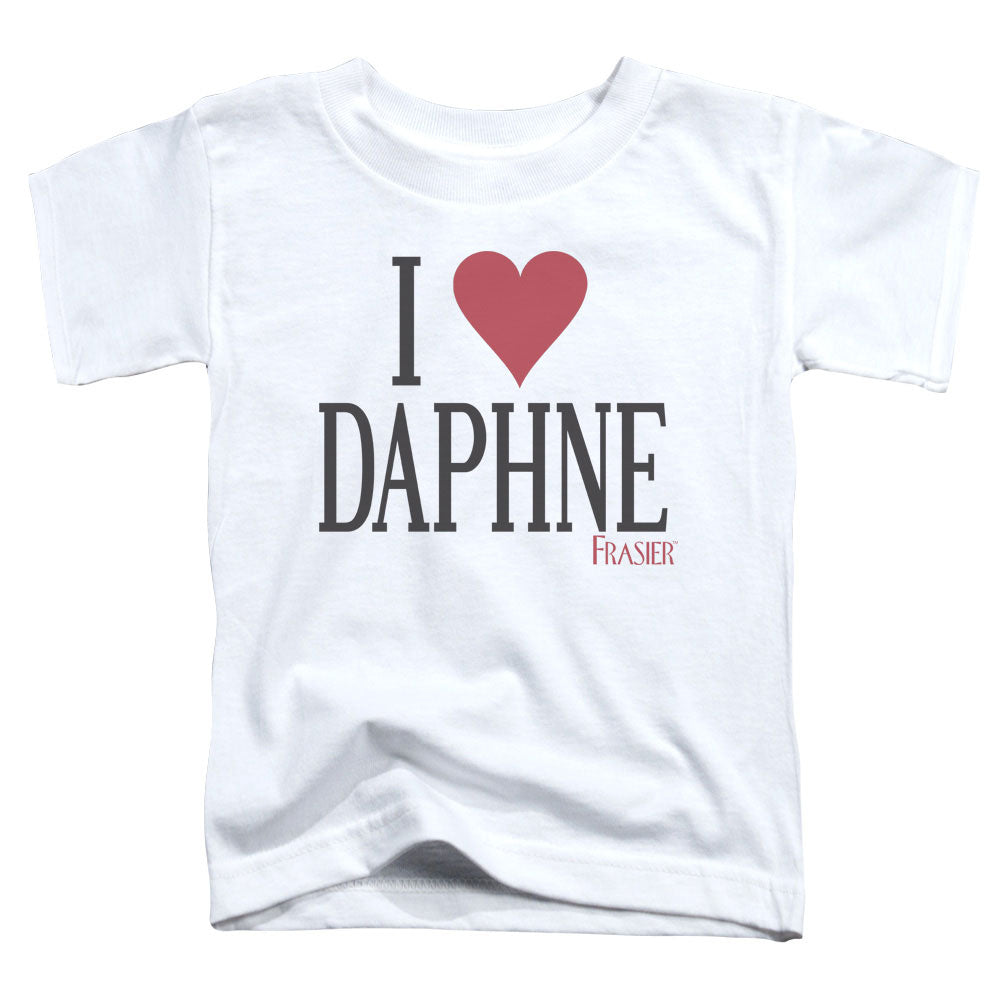 Frasier - I Heart Daphne - Short Sleeve Toddler Tee - White T-shirt