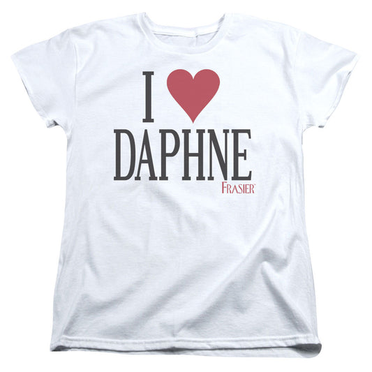 Frasier - I Heart Daphne - Short Sleeve Womens Tee - White T-shirt