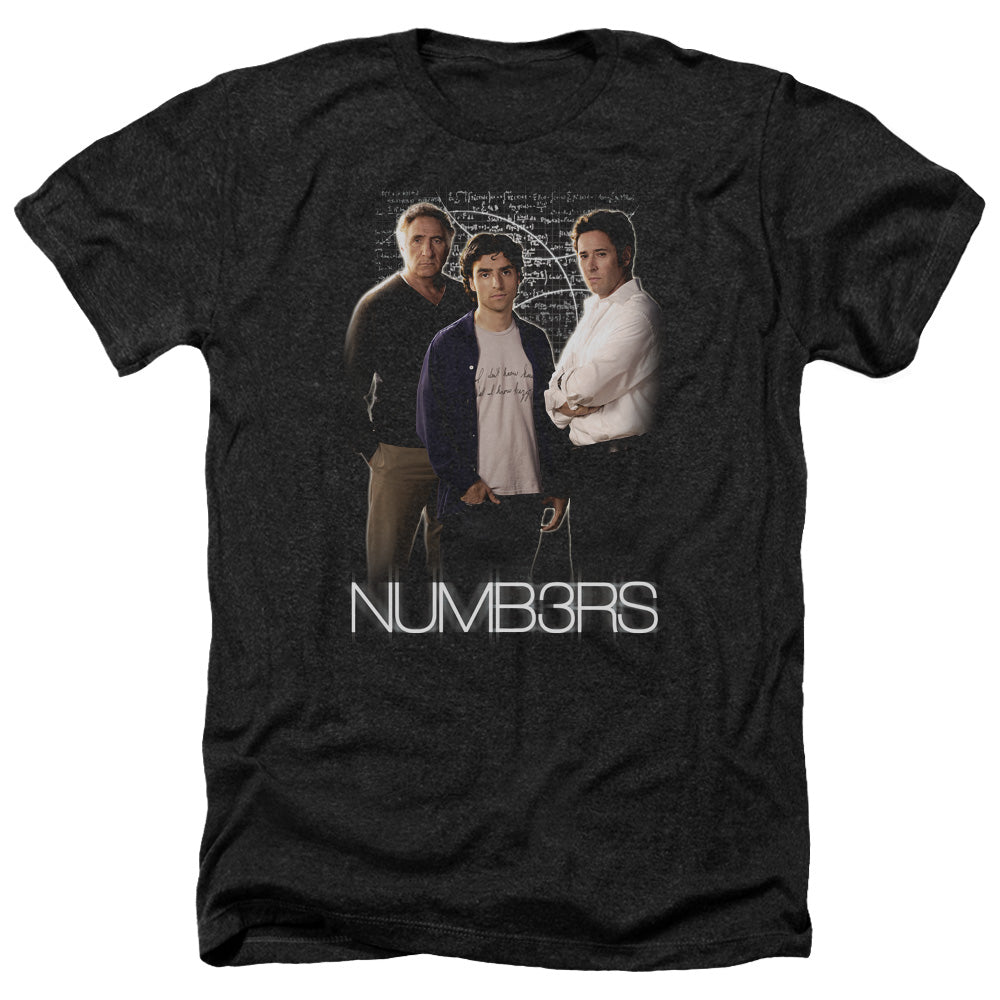 Numbers - Equations - Adult Heather-black
