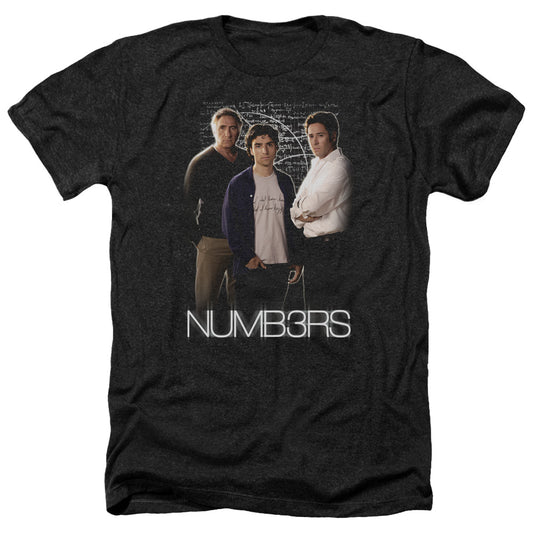 Numbers - Equations - Adult Heather-black