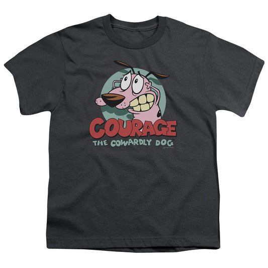 COURAGE THE COWARDLY DOG COURAGE - S/S YOUTH 18/1 - CHARCOAL T-Shirt