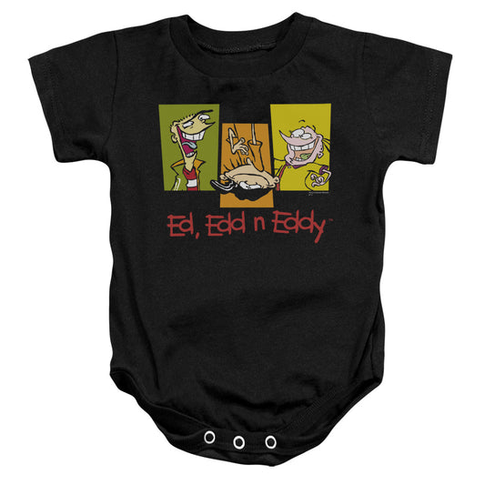 Ed Edd Eddy 3 Eds - Infant Snapsuit - Black - Sm