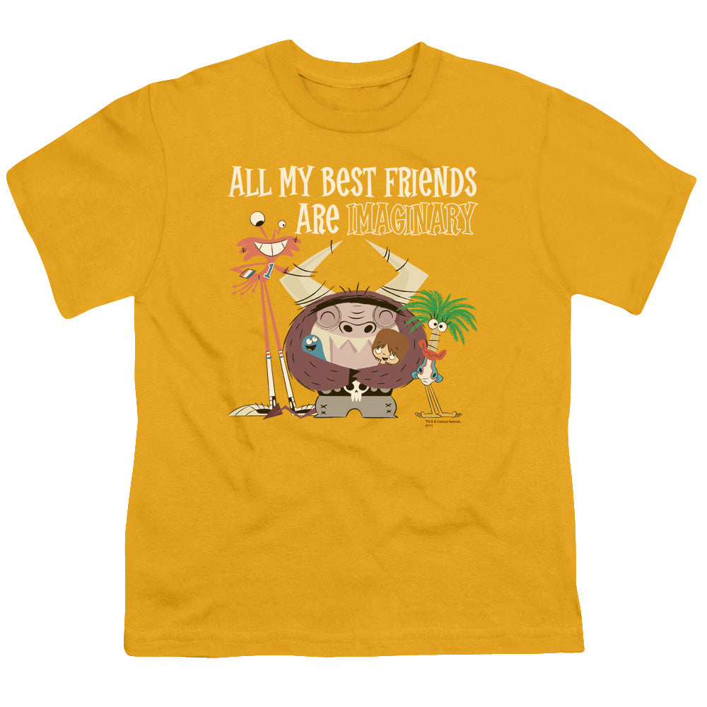 Fosters - Imaginary Friends - Short Sleeve Youth 18/1 - Gold T-shirt
