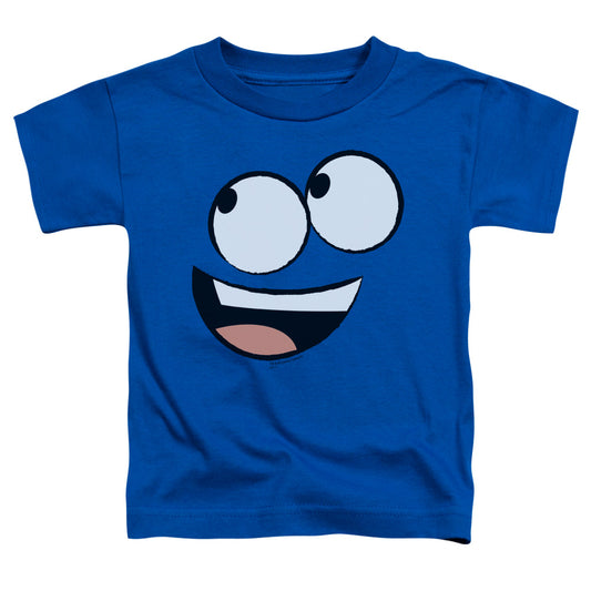 Fosters - Blue Face - Short Sleeve Toddler Tee - Royal Blue T-shirt