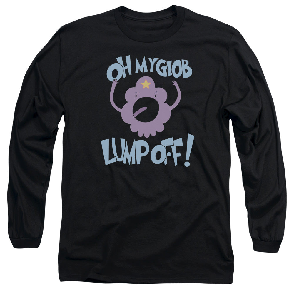 Adventure Time - Lump Off - Long Sleeve Adult 18/1 - Black T-shirt