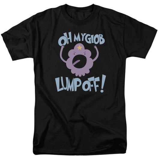 Adventure Time - Lump Off - Short Sleeve Adult 18/1 - Black T-shirt