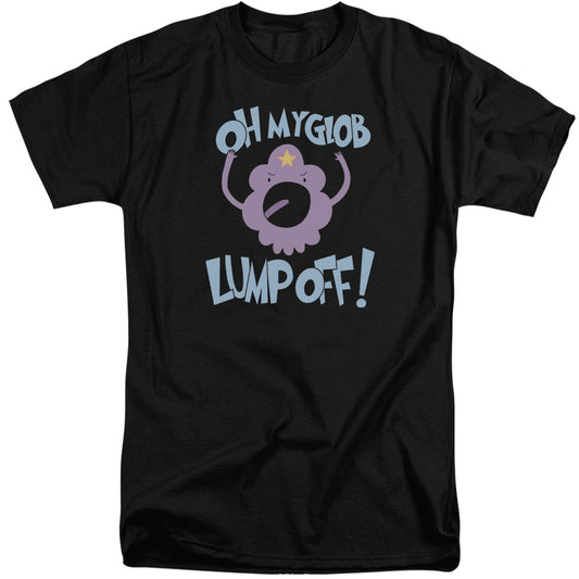 Adventure Time - Lump Off - Short Sleeve Adult Tall 18/1 - Black T-shirt