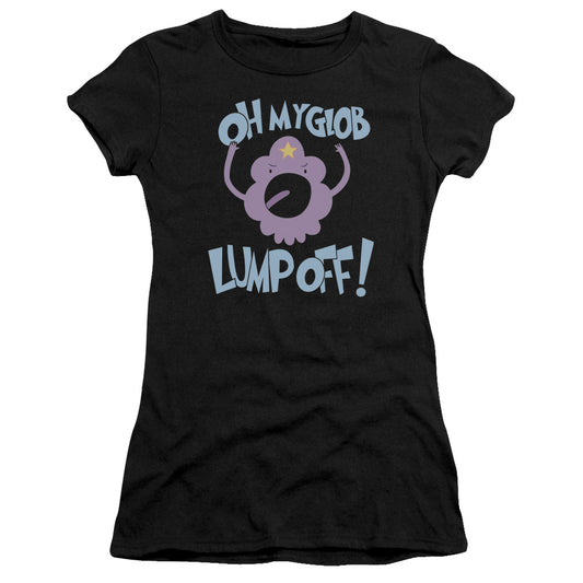 Adventure Time - Lump Off - Short Sleeve Junior Sheer - Black T-shirt
