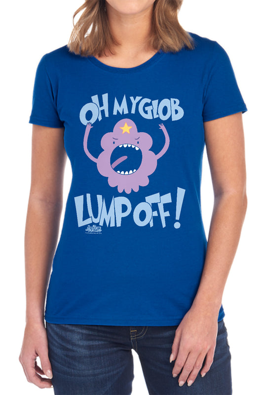 Adventure Time - Lump Off - Short Sleeve Womens Tee - Black T-shirt