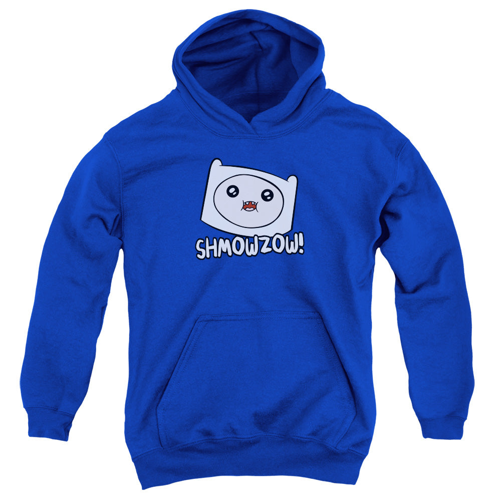 Adventure Time - Shmowzow - Youth Pull-over Hoodie - Royal Blue