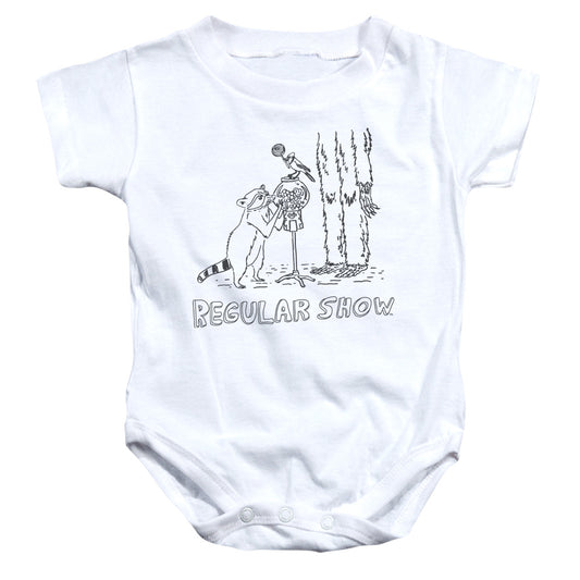 The Regular Show - Tattoo Art-infant Snapsuit - White