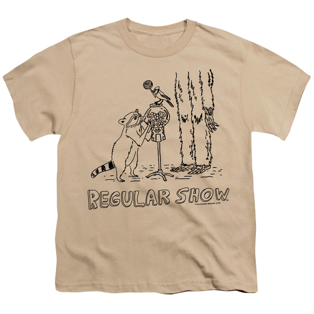 The Regular Show - Tattoo Art - Short Sleeve Youth 18/1 - White T-shirt
