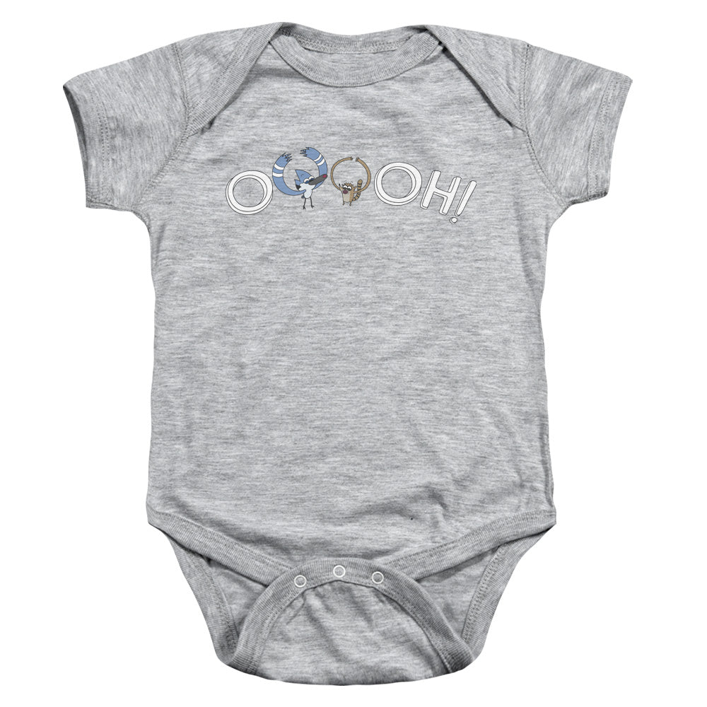 The Regular Show - Ooooh-infant Snapsuit - Athletic Heather