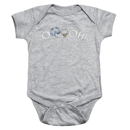 The Regular Show - Ooooh-infant Snapsuit - Athletic Heather