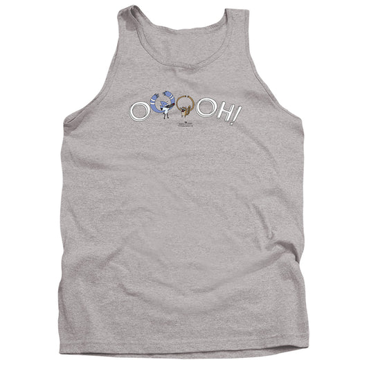The Regular Show - Ooooh - Adult Tank - Athletic Heather