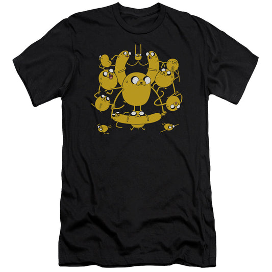 Adventure Time - Jakes-hbo Short Sleeve Adult 30/1 - Black T-shirt