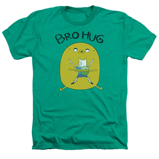 Adventure Time - Bro Hug - Adult Heather - Kelly Green