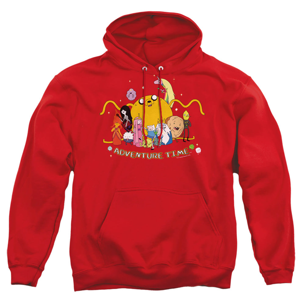 Adventure Time - Outstretched - Adult Pull-over Hoodie - Red