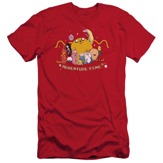 Adventure Time - Outstretched - Short Sleeve Adult 30/1 - Red T-shirt