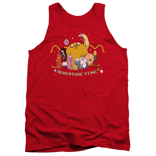 Adventure Time - Outstretched - Adult Tank - Red