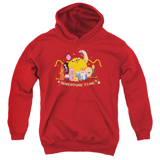 Adventure Time - Outstretched - Youth Pull-over Hoodie - Red