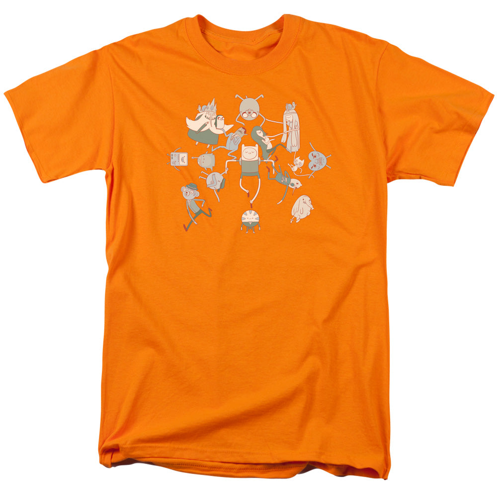 Adventure Time - Glob Ball - Short Sleeve Adult 18/1 - Orange T-shirt
