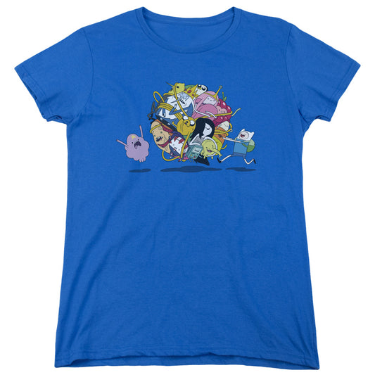 Adventure Time - Glob Ball - Short Sleeve Womens Tee - Royal Blue T-shirt