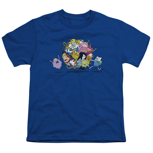 Adventure Time - Glob Ball - Short Sleeve Youth 18/1 - Royal Blue T-shirt