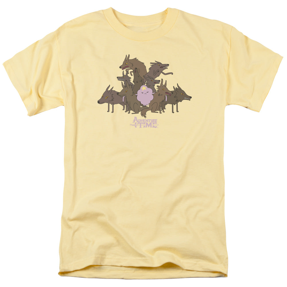 Adventure Time - Lsp & Wolves - Short Sleeve Adult 18/1 - Banana T-shirt