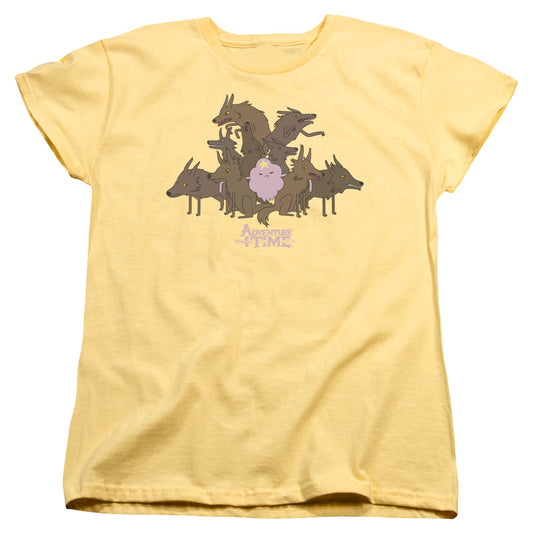 Adventure Time - Lsp & Wolves - Short Sleeve Womens Tee - Banana T-shirt
