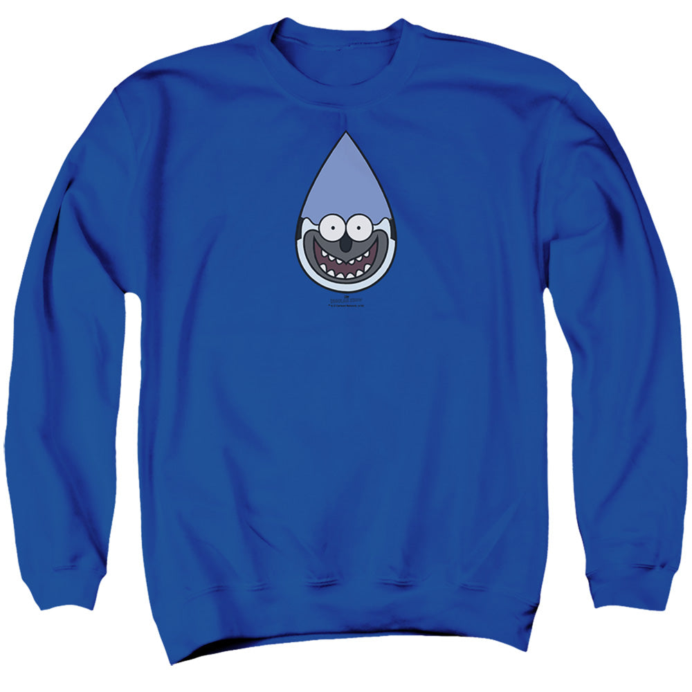 Regular Show - Mordecai - Adult Crewneck Sweatshirt - Royal Blue