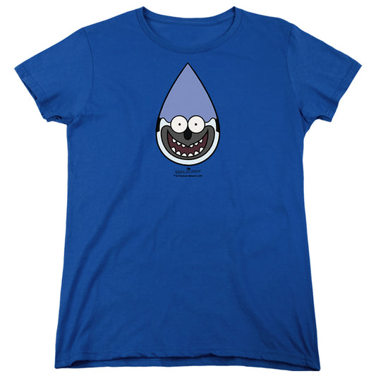 Regular Show - Mordecai - Short Sleeve Womens Tee - Royal Blue T-shirt
