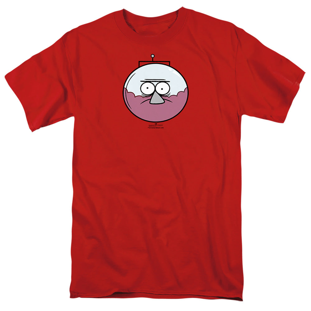 The Regular Show - Benson - Short Sleeve Adult 18/1 - Red T-shirt